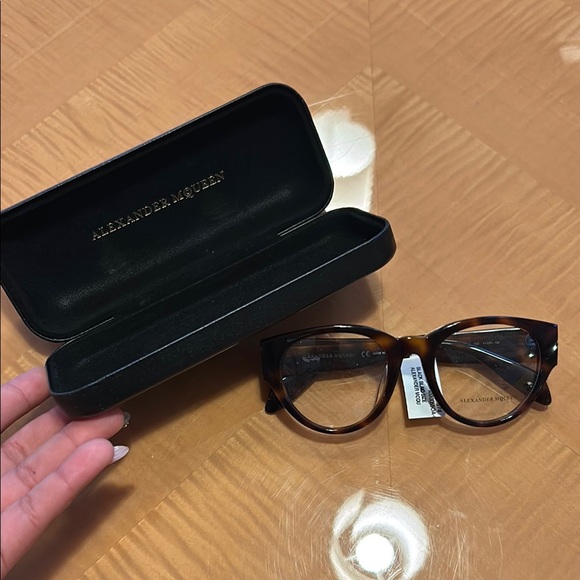 McQ by Alexander McQueen Tortoise Shell Glasses
